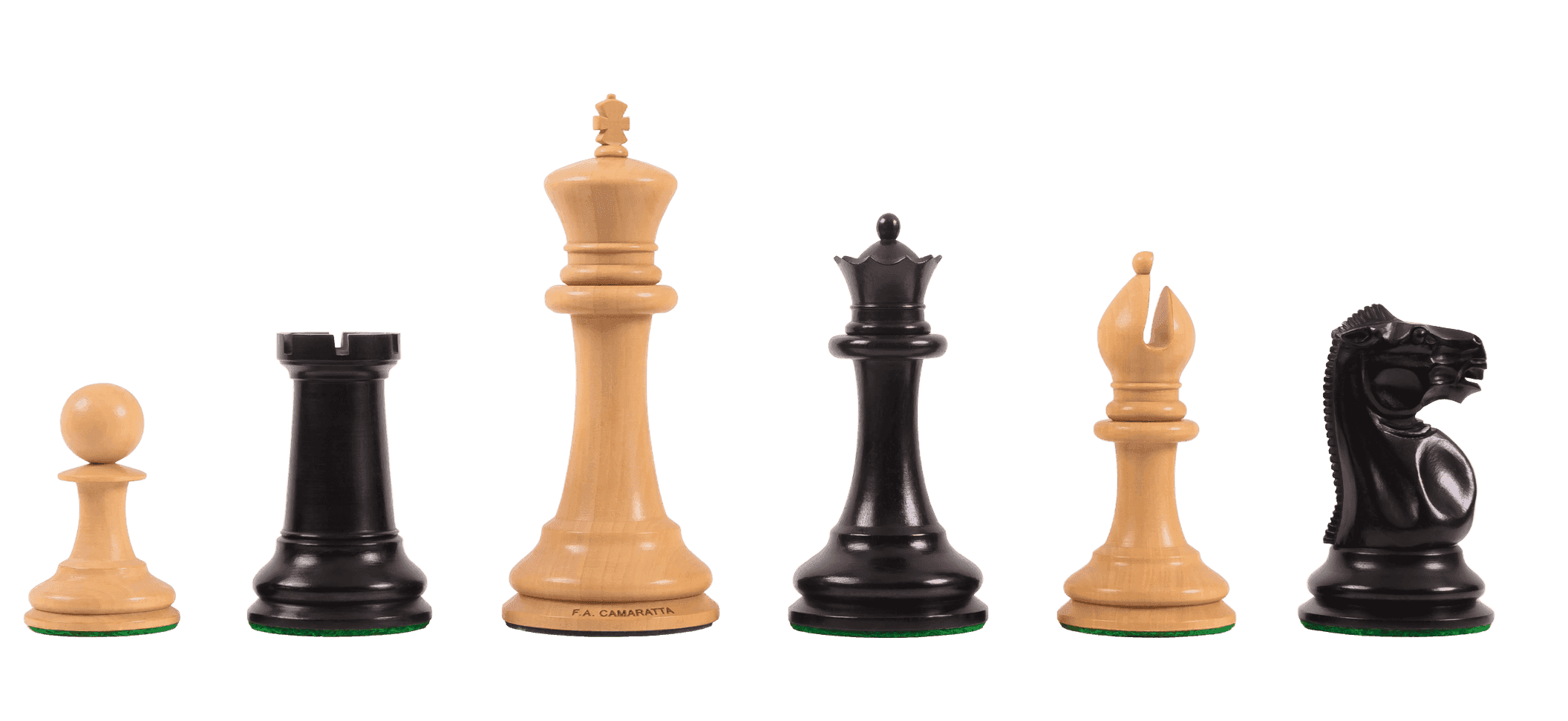The Anderssen Luxury Chess Pieces - 4.4" King