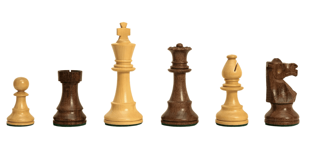 The Club Series Chess Pieces - 3.75" King