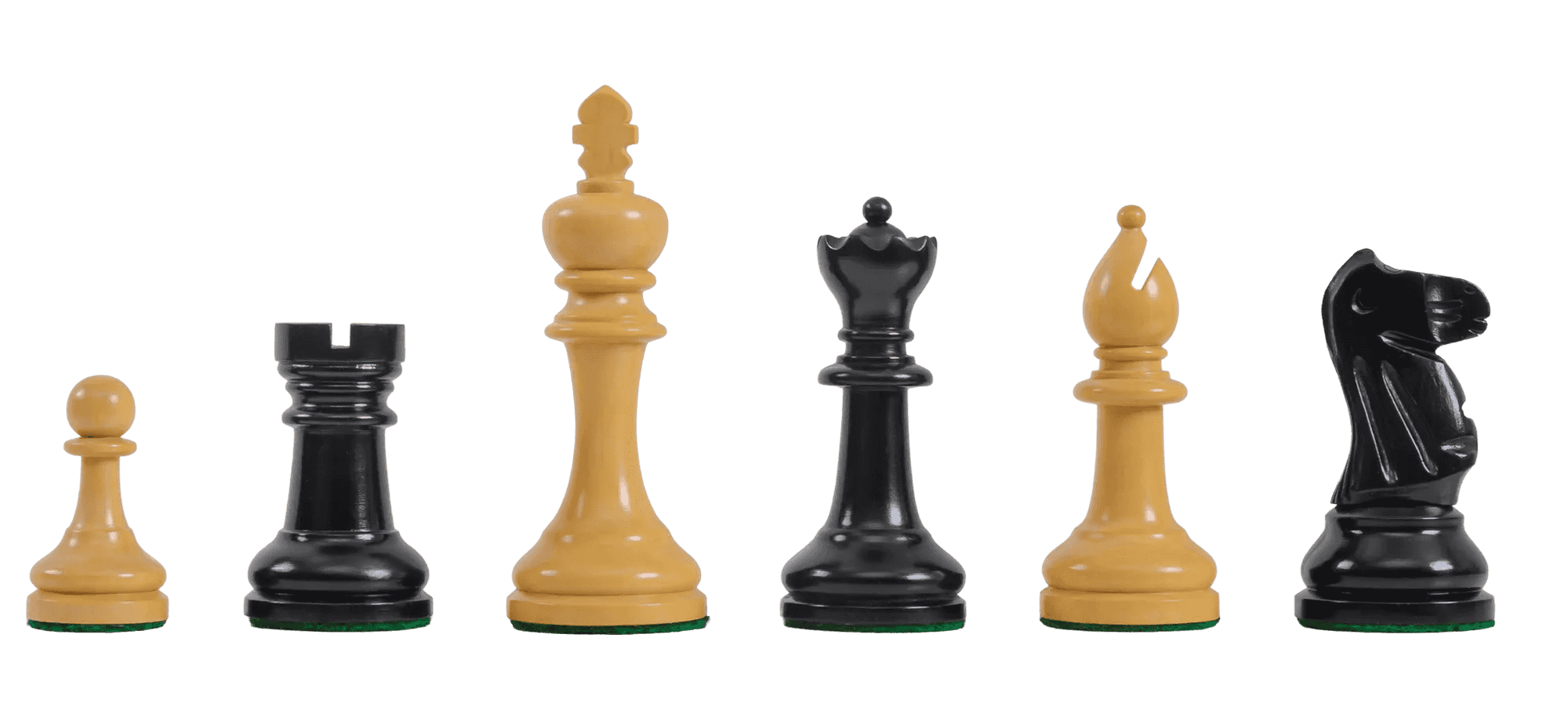 The Circa 1920 Drueke No. 4 Chess Pieces - 4.0" King