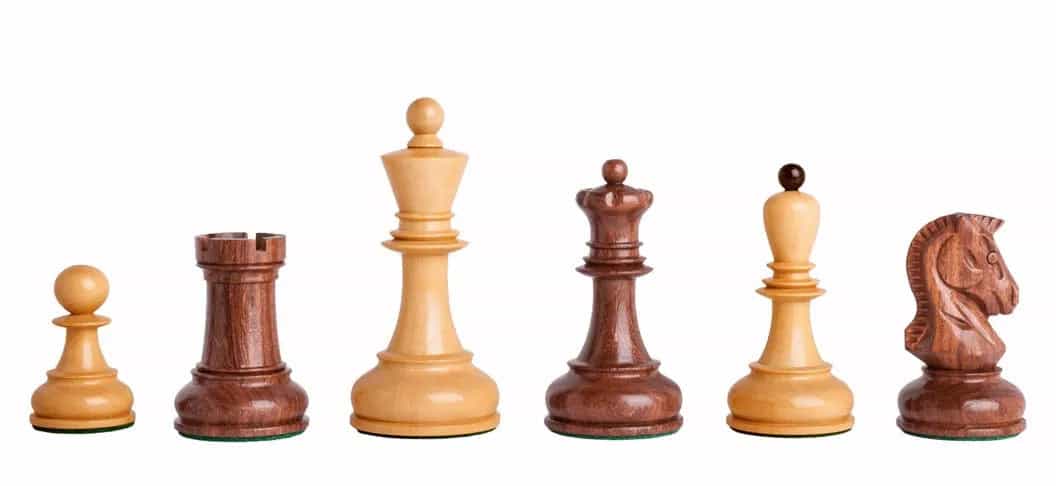 Dubrovnik Series Gilded Chess Pieces - 3.75" King