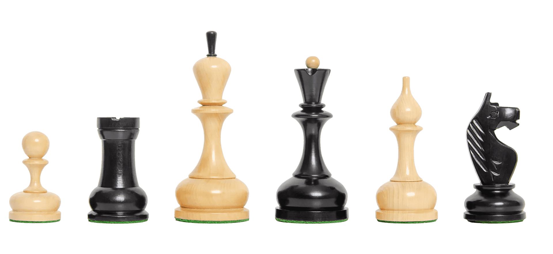 The Grandmaster II Bronstein Series Chess Pieces - 4.4" King