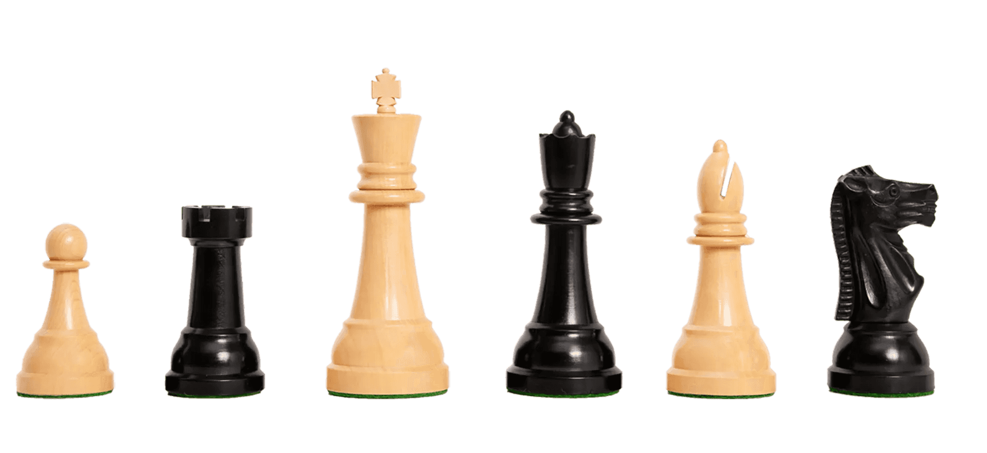 Reproduction of the Circa 1950s Gallant Knight Series Chess Pieces