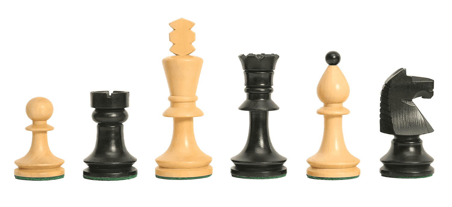 Hungarian II Series Chess Pieces – 3.875" King