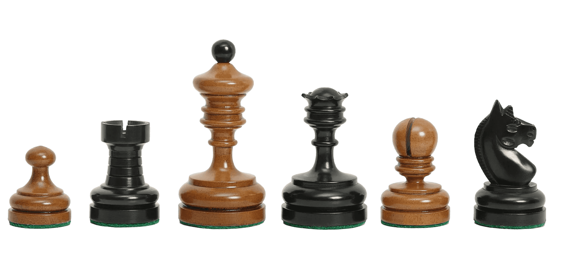 The Circa 1930 German Knubbel Vintage Series Luxury Chess Pieces - 3.5" King