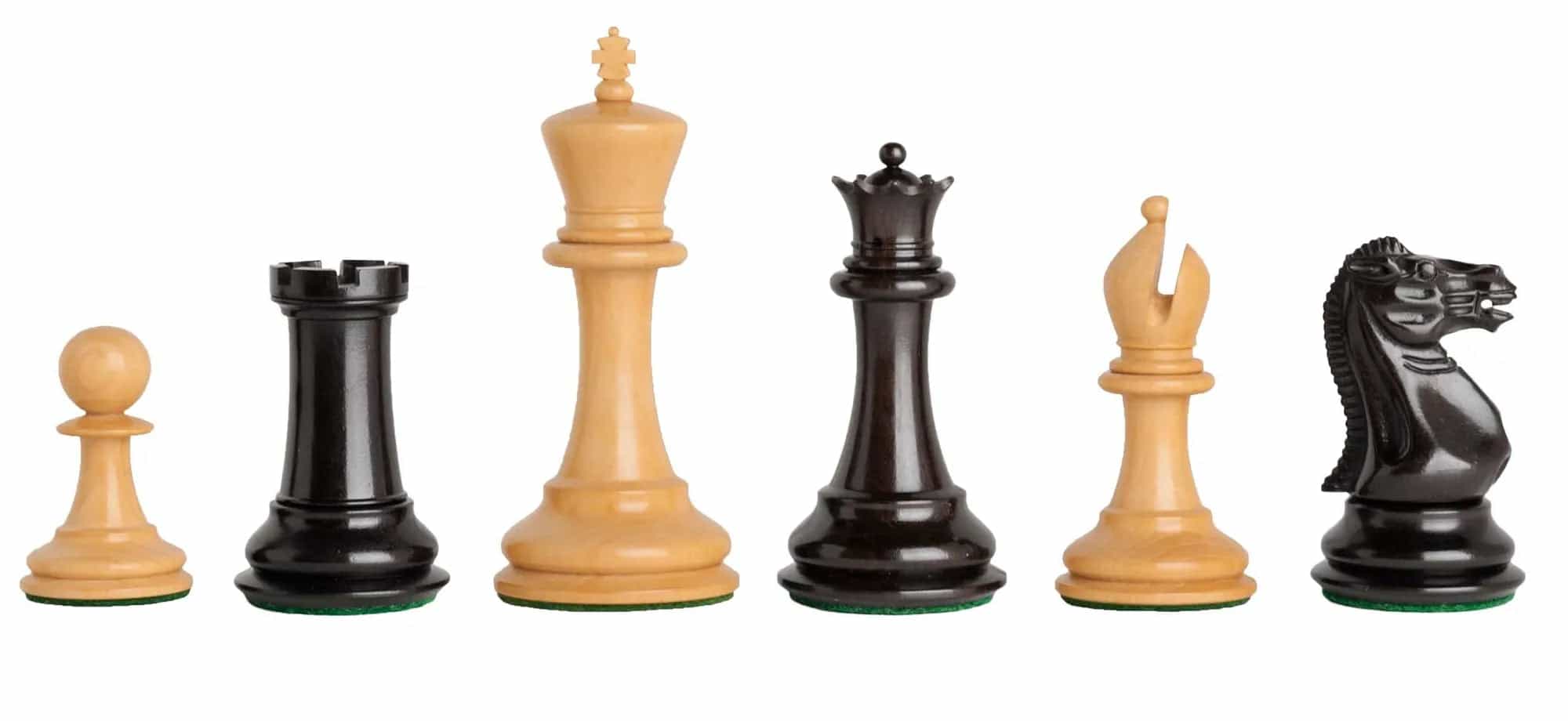 The Morphy Series Luxury Chess Pieces - 4.0" King