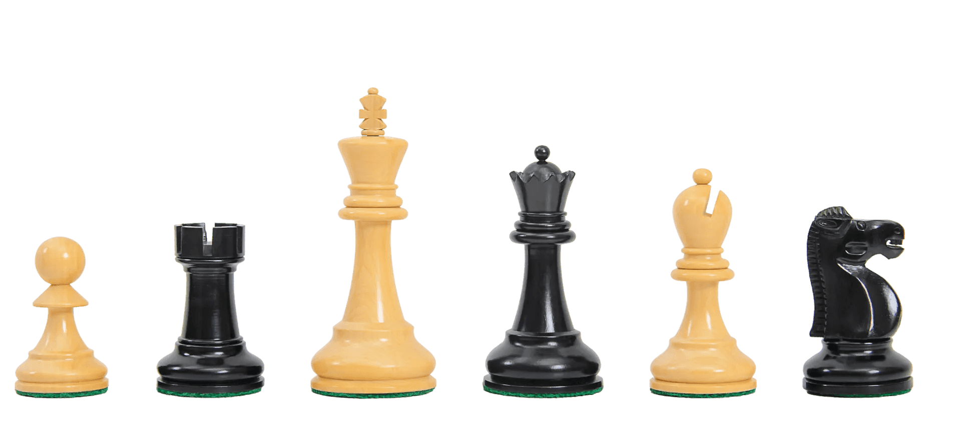 The Reykjavik II Series Chess Pieces - 3.75" King