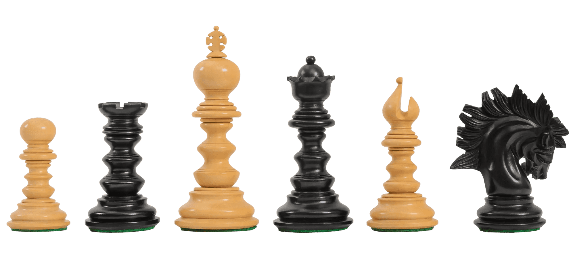 The Savano Series Artisan Wood Chess Pieces - 4.4" King