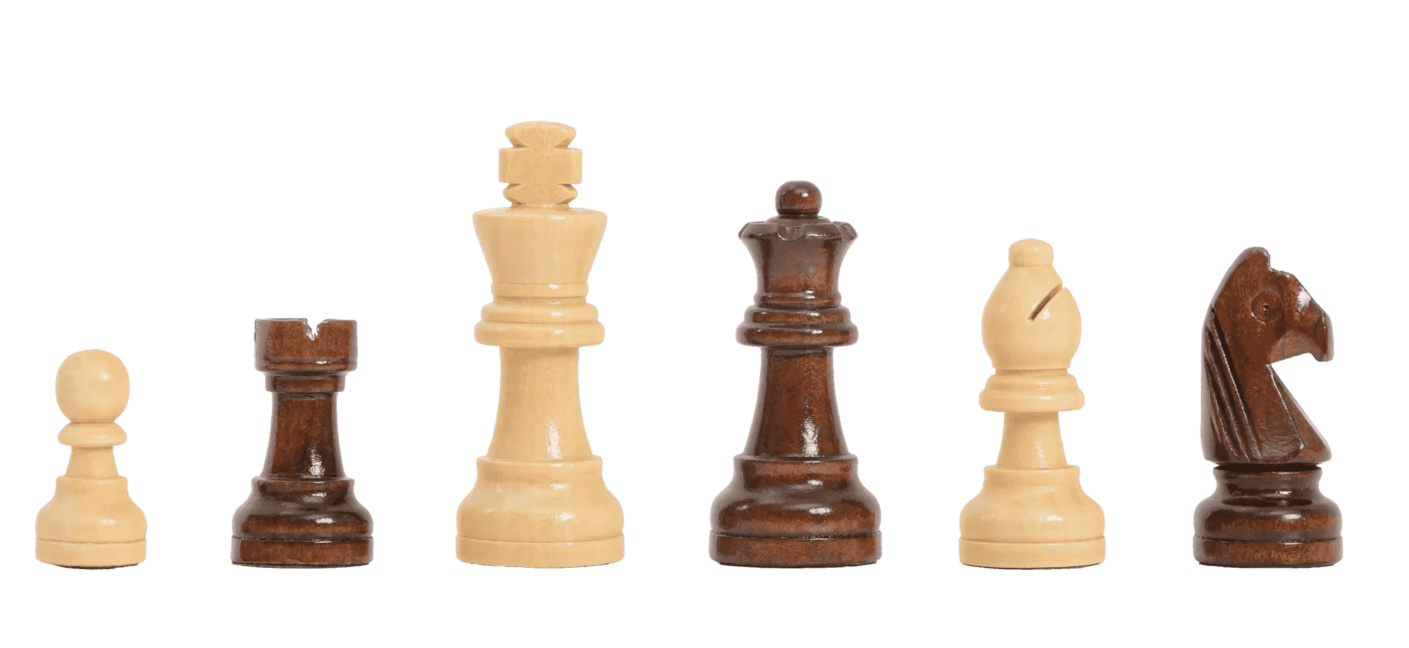 Basic Staunton Series Magnetic Chess Pieces - 2.4" King
