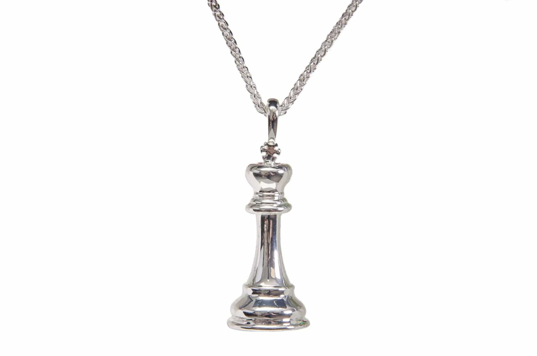 Caissa Collection Chess Pendant Necklace – King