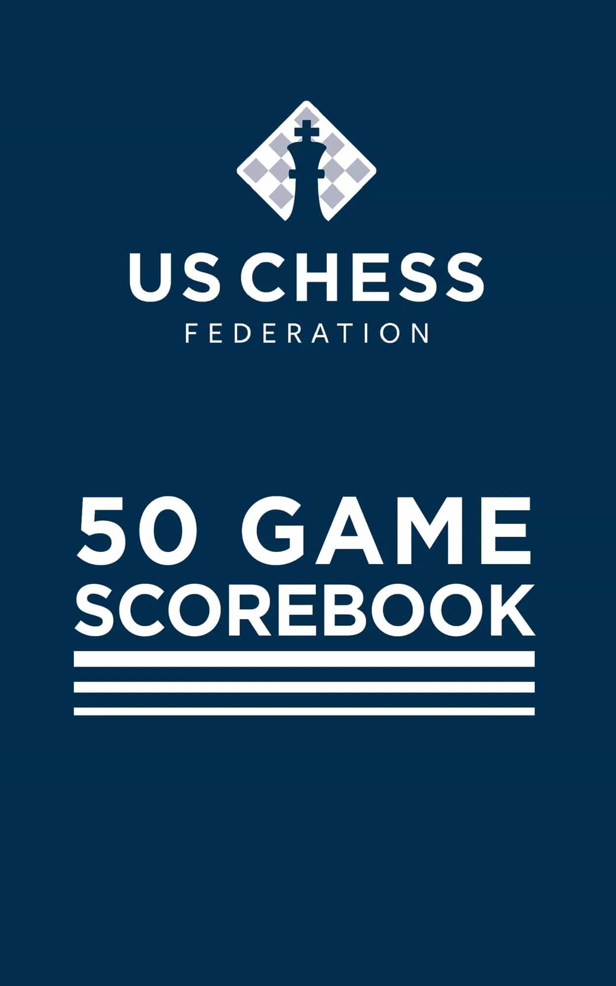 Luxury Softcover Chess Scorebook