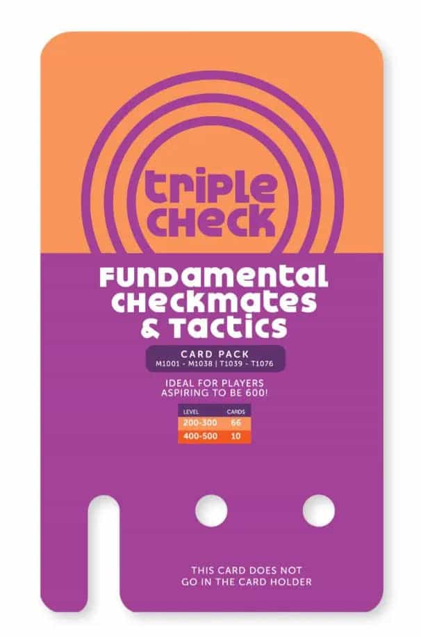 Triple Check Fundamental Checkmates & Tactics Deck