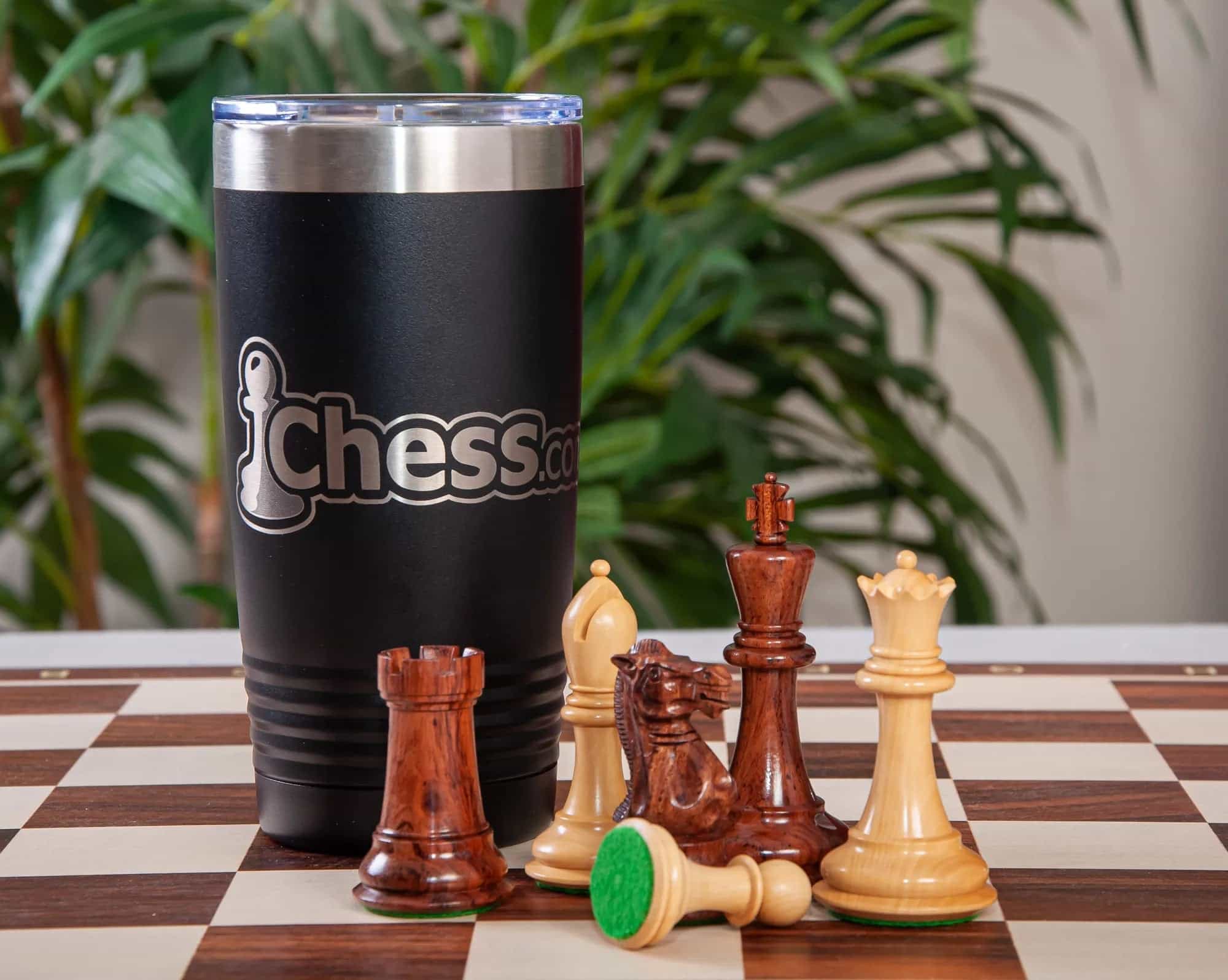 Chess.Com Engraved 20 Oz. Tumbler - Black