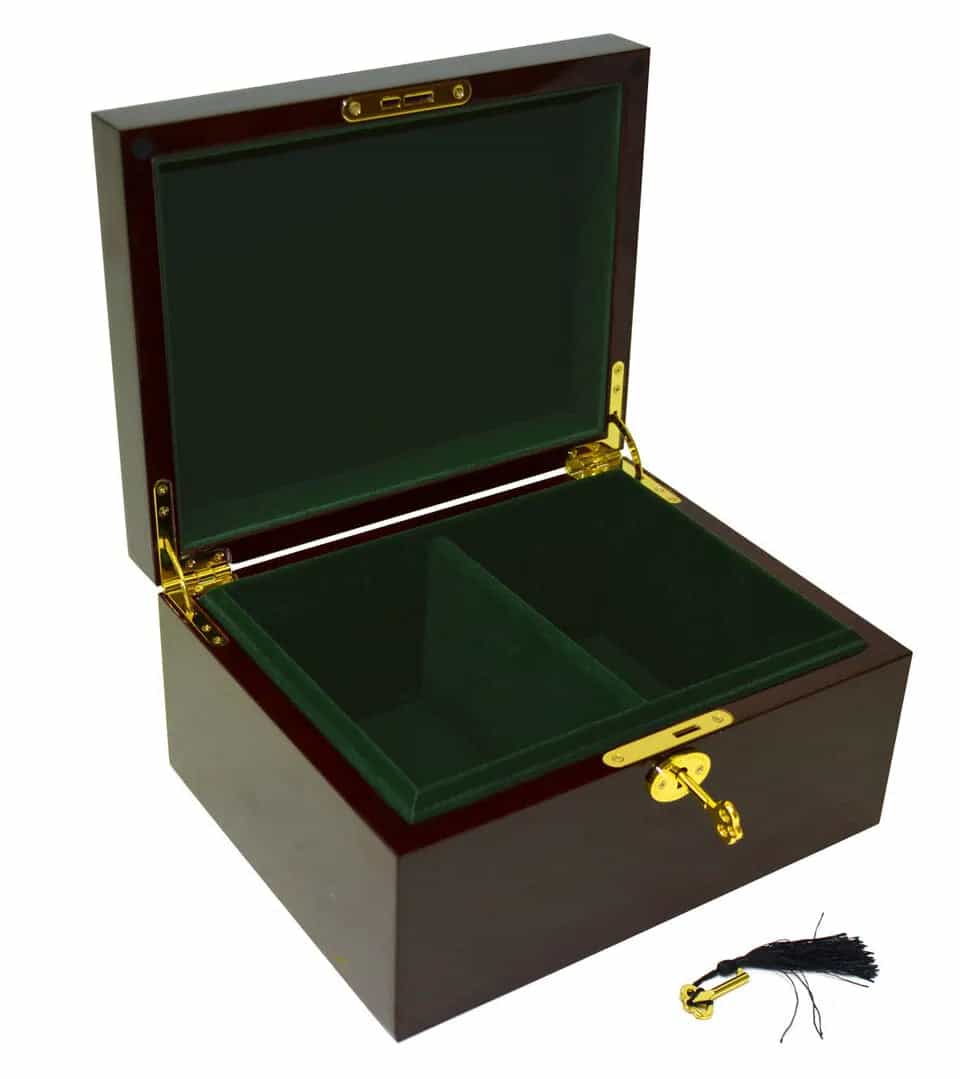 Ebony Wood Chess Box