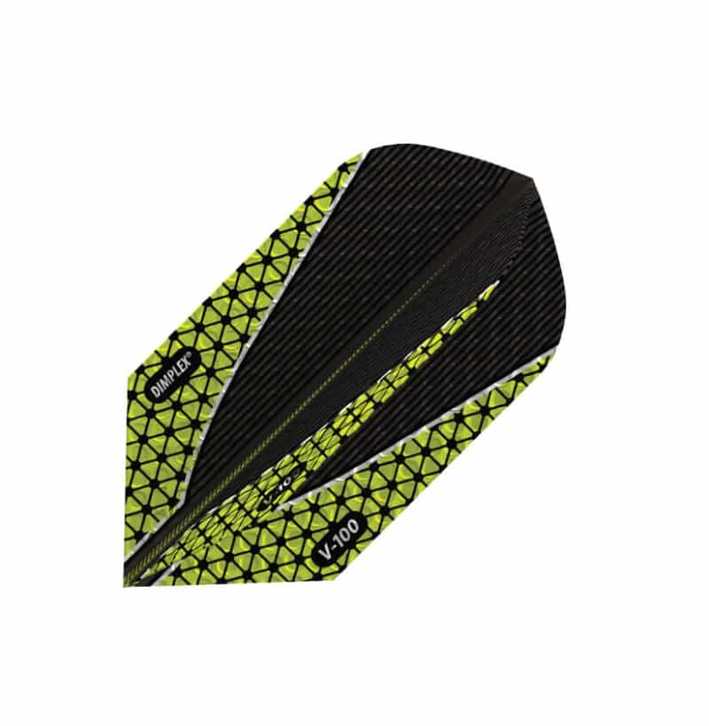 Dimplex Flight Black with Green V Line