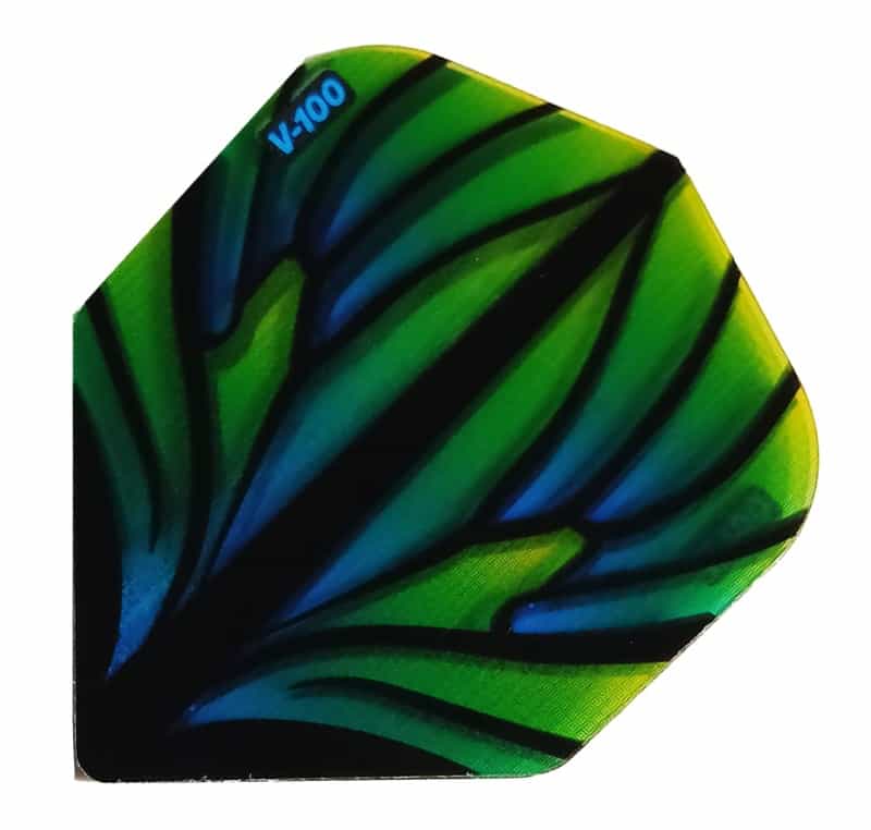 Specialty Flights – Green and Blue Butterfly Pattern