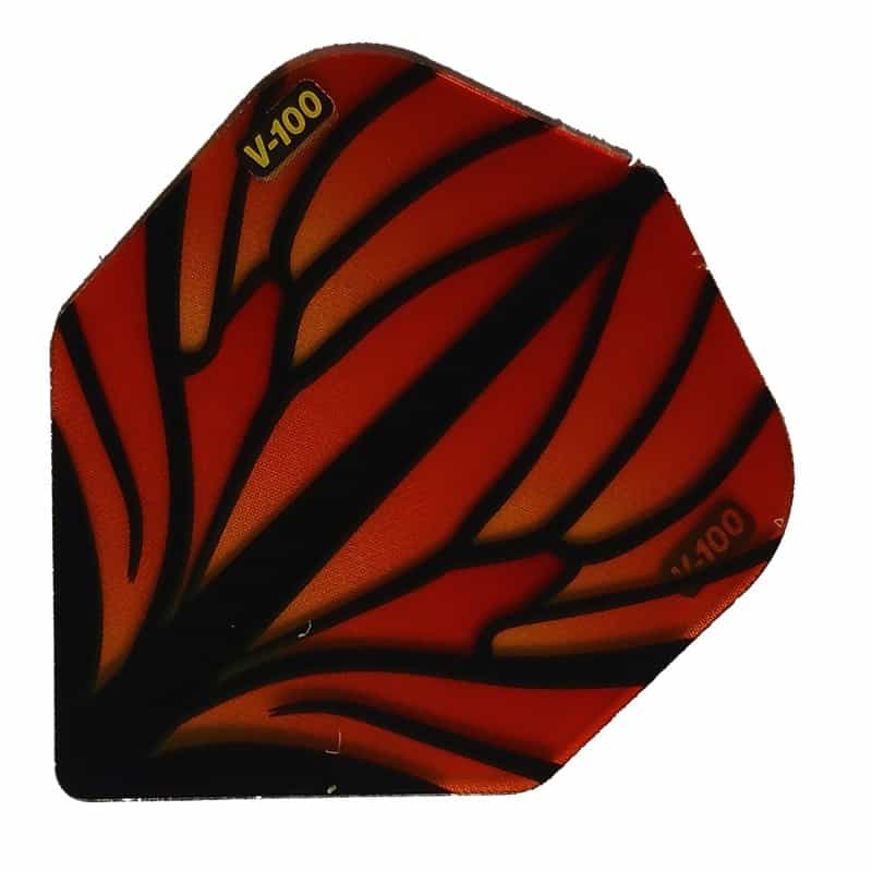 Specialty Flights Orange and Black Butterfly Pattern