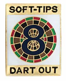 Award Pin – Soft Tip- 8 Dart Out