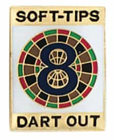 Award Pin – Soft Tip- 8 Dart Out