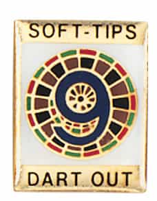 Award Pin – Soft Tip- 9 Dart Out