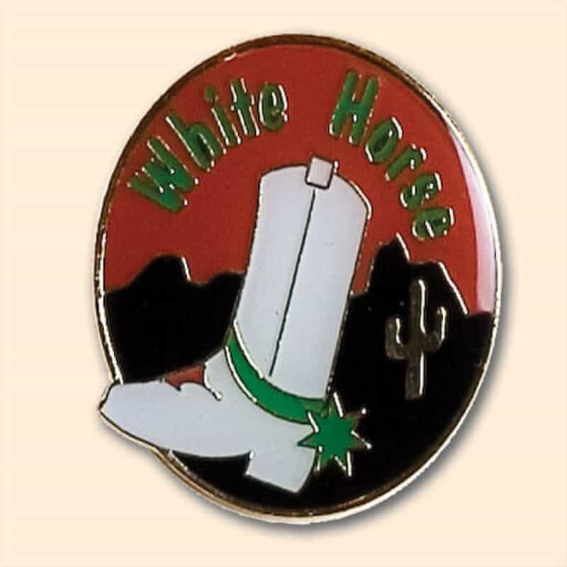 Award Pin – White Horse
