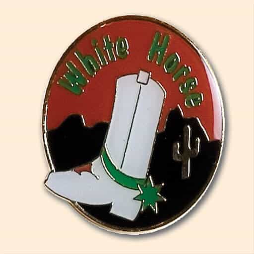 Award Pin – White Horse