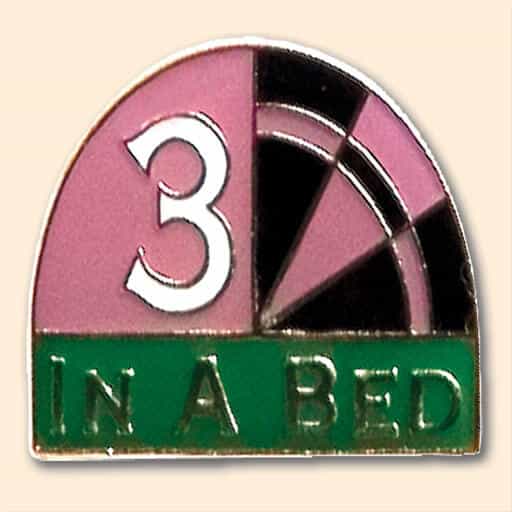 Award Pin – 3 In A Bed