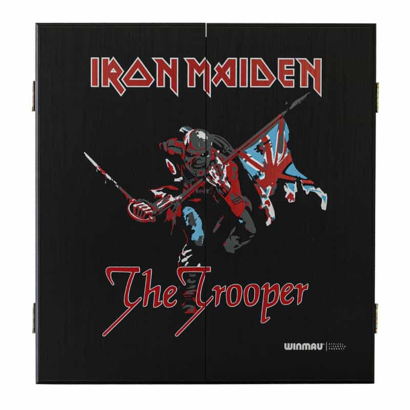 Iron Maiden “The Trooper” Steel Tip Dart Cabinet