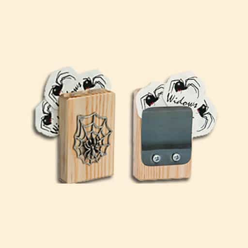 Wood Case “Spider Web” Dart Holder