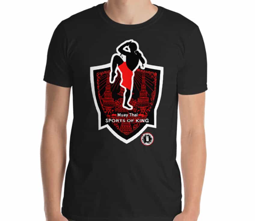 At1300a Muay Thai Kickboxing 'The Sport Of Kings' T-Shirt