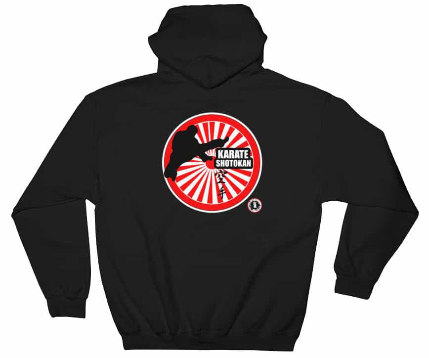 Shotokan Karate Hoodie Black Sweatshirt