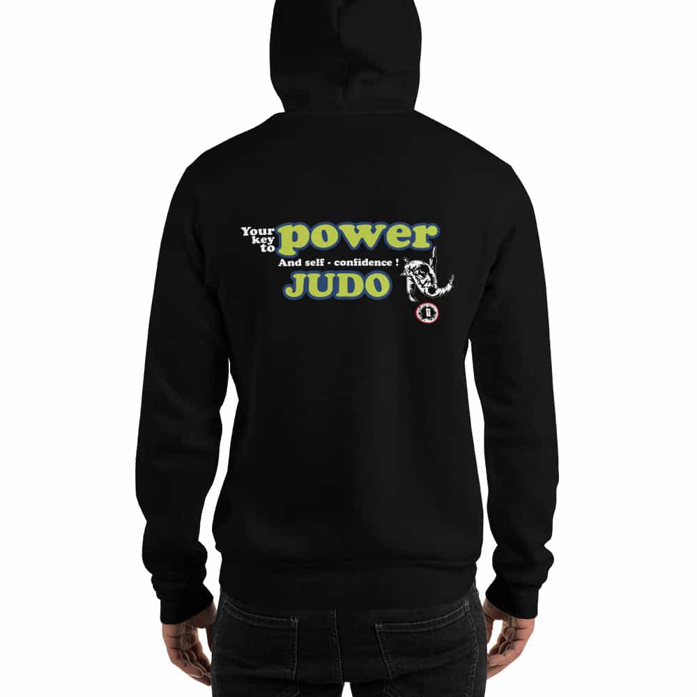 At2305a Judo “Your Key To Power & Confidence” Hoodie