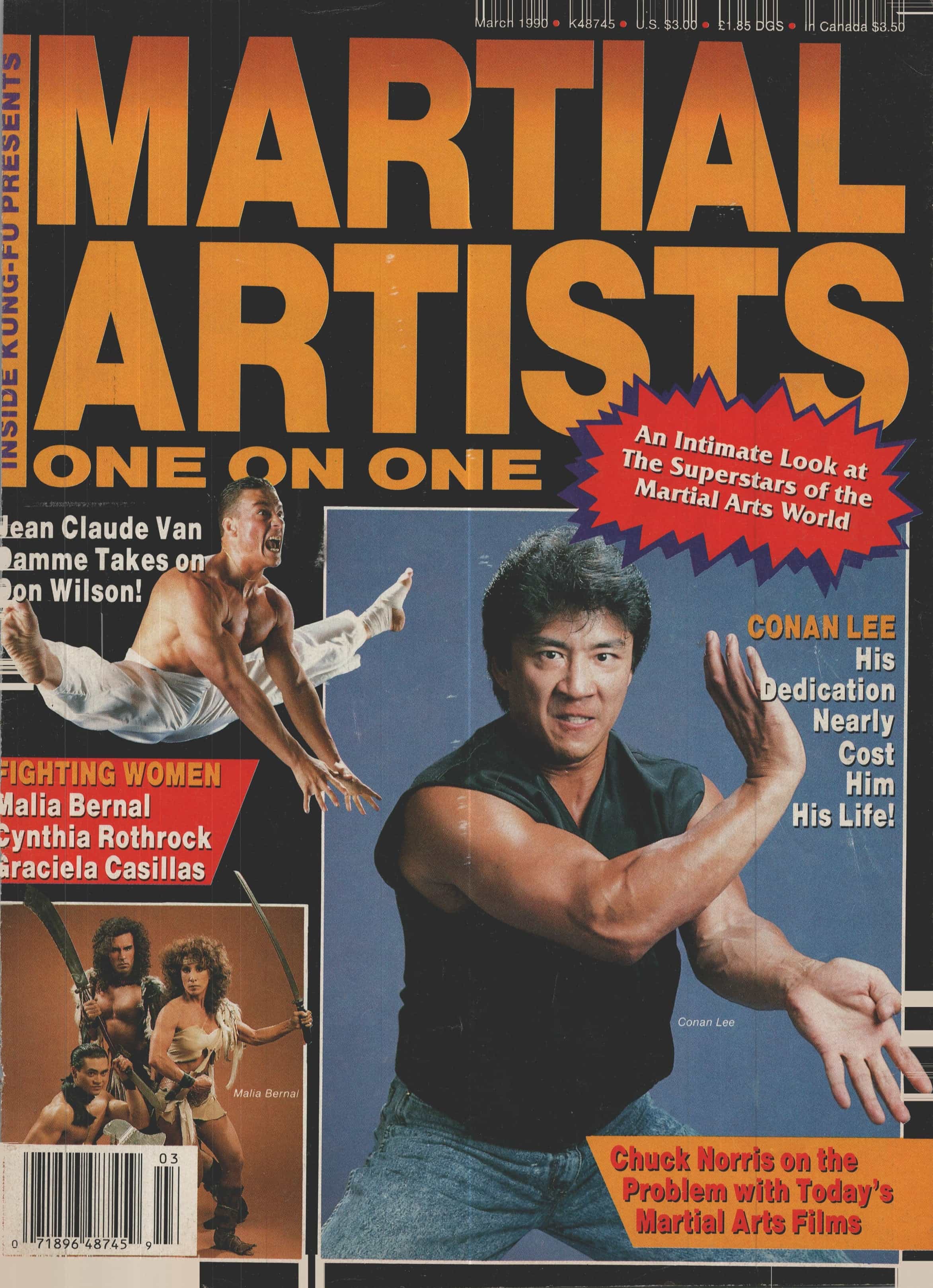 Digital Magazine Inside Kung Fu Presents Martial Artists One On One March 1990