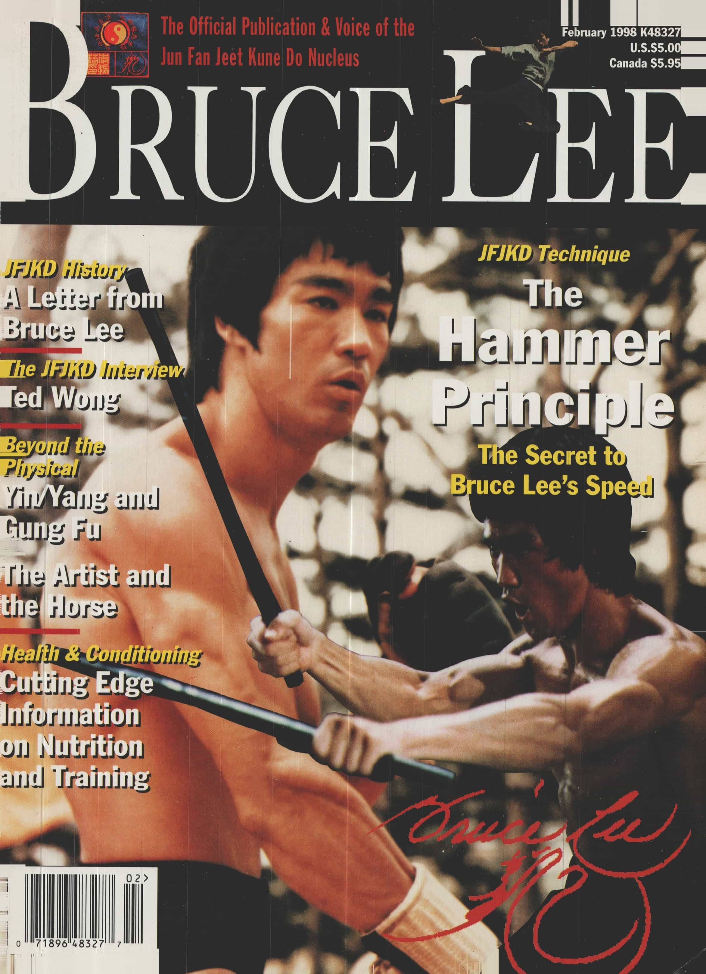 Digital Bruce Lee Jun Fan Jkd Nucleus Magazine 08/98
