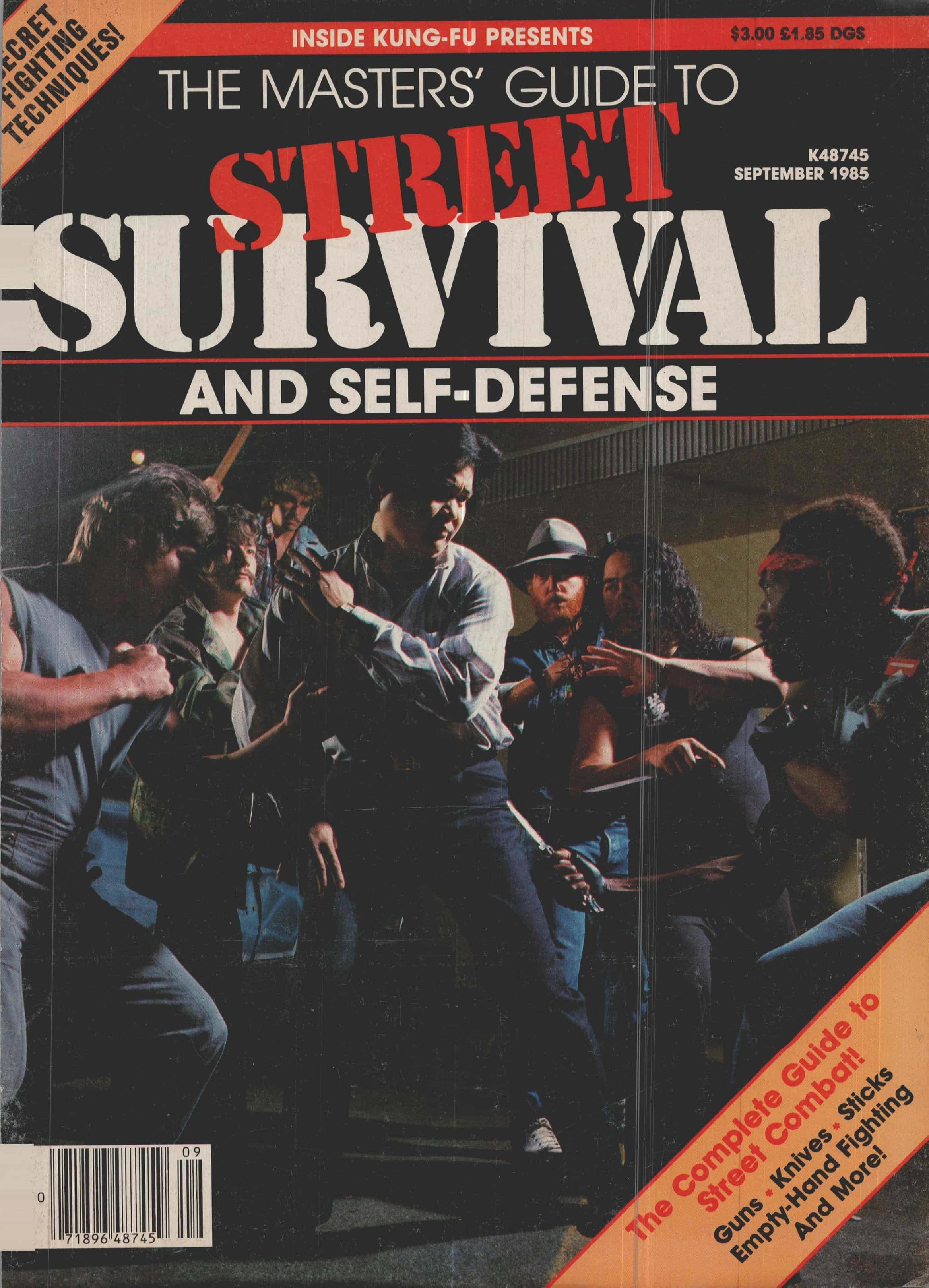 Digital Magazine Masters' Guide To Street Survival And Self Defense Sept 1985