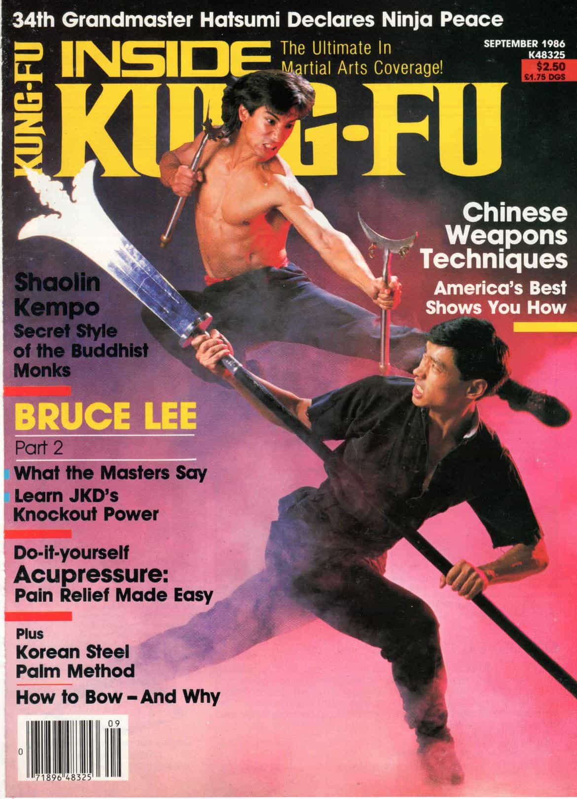 Digital Magazine Inside Kung Fu September 1986 86/09