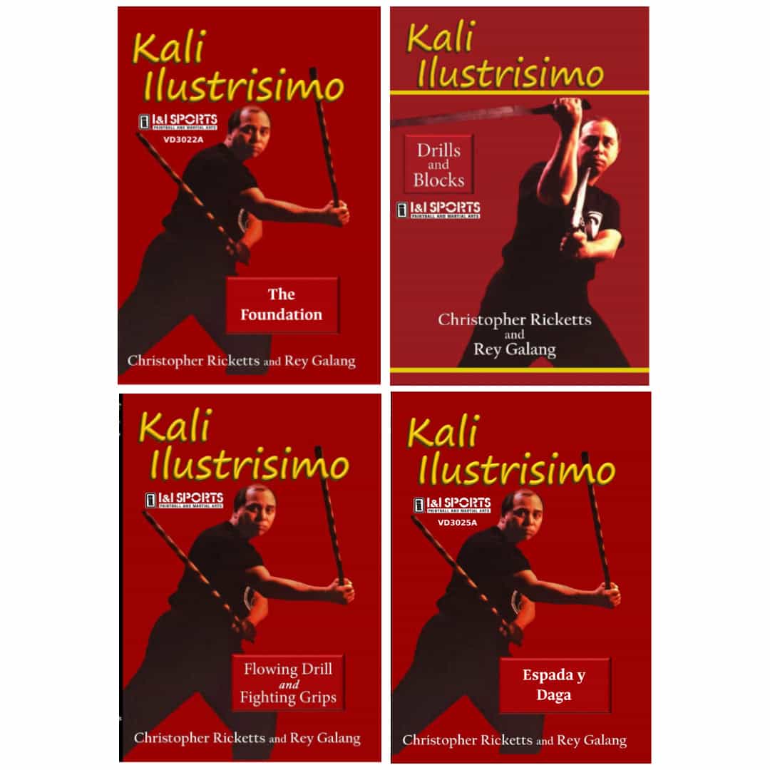 4 Dvd Set Kali Illustrisimo - Christopher Ricketts & Rey Galang Fma, Dvd