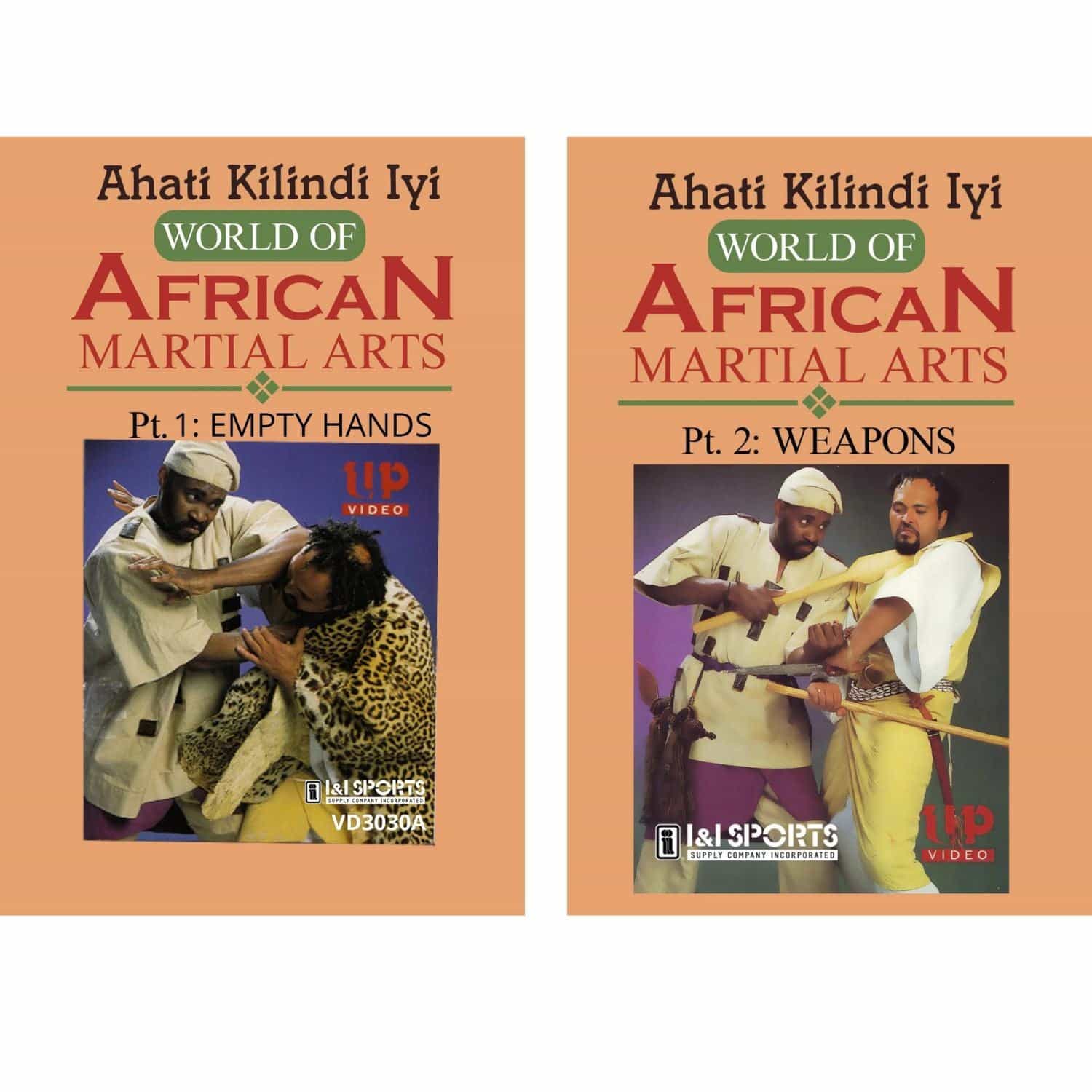 2 DVD Set World of African Martial Arts by Ahati Kilindi Iyi