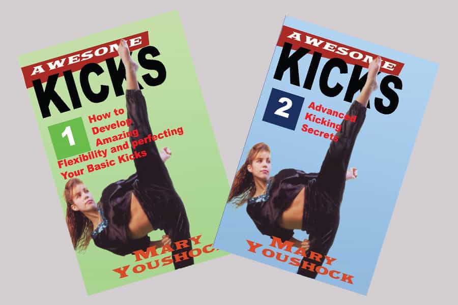 Mary Youshock The Awesome Tournament Karate Kicking 2 DVD Set
