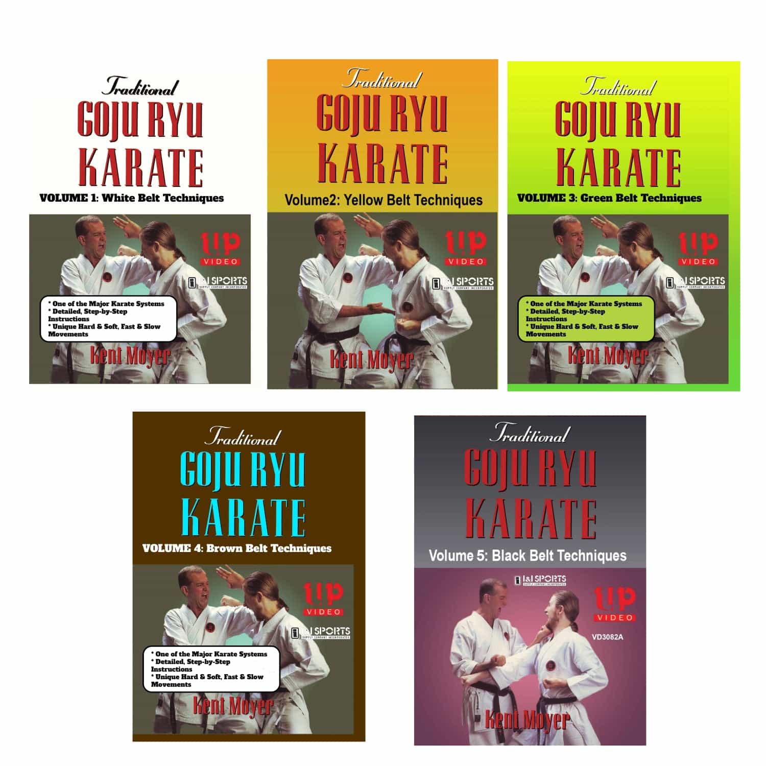5 DVD Set Traditional Goju-Ryu Karate Kata & Weapons