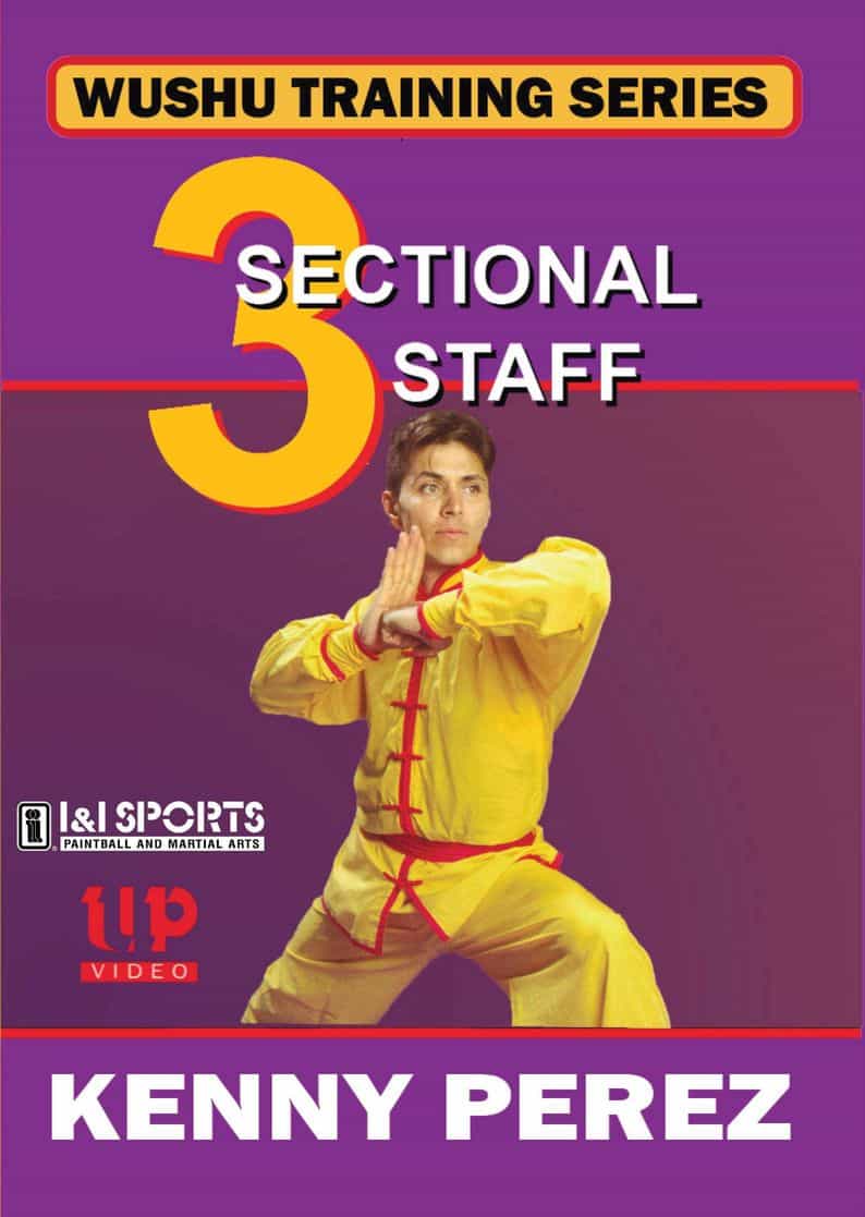 Wushu Training 3 Sectional Staff Dvd Kenny Perez Northern Style Kung Fu Weapon, Dvd
