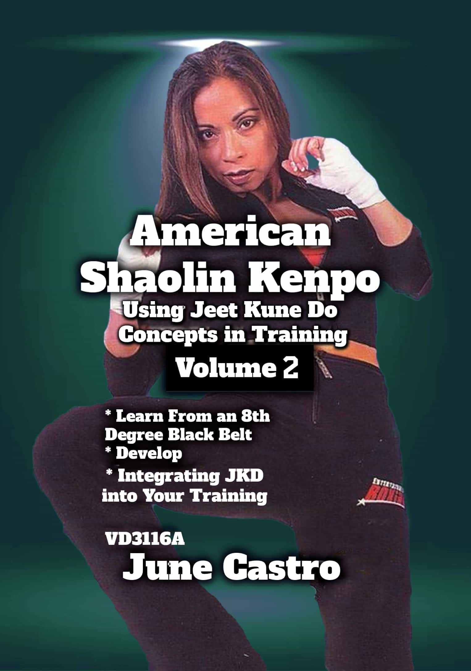 American Shaolin Kenpo #2 Dvd June Castro, Dvd