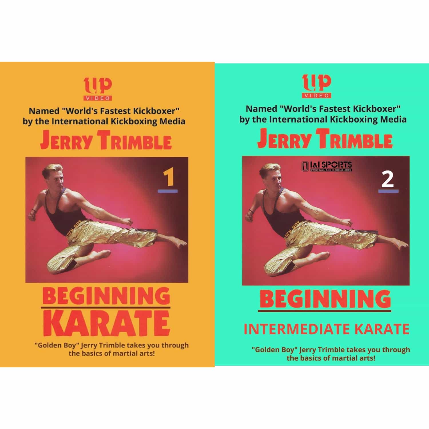 2 DVD Set Beginning & Intermediate Karate - Jerry Trimble