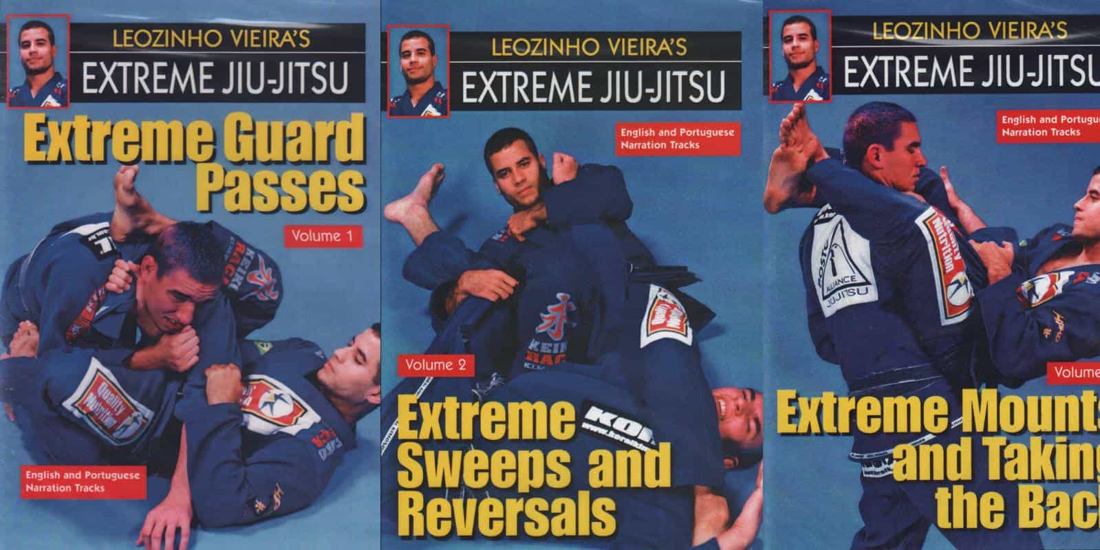3 DVD Set Advanced Brazilian Jiu Jitsu Featuring Leo Vieira