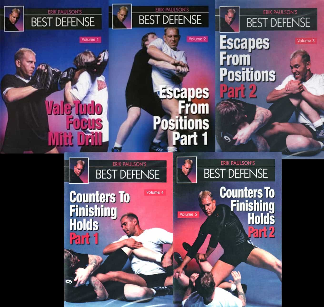 Erik Paulson 5 DVD Set: Best Defense Training