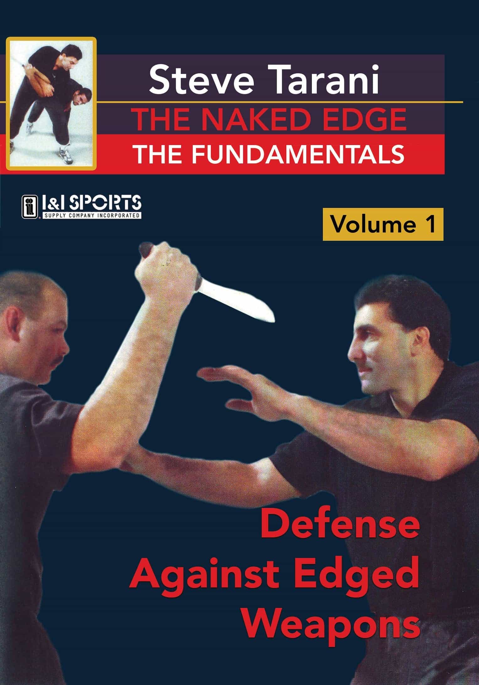 Naked Edge #1 Defense Against Edged Weapons Knife Blade Dvd Steve Tarani, Dvd