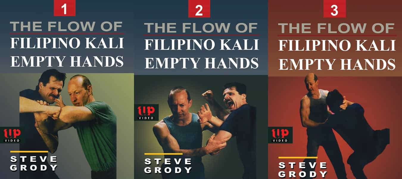 3 DVD Set Flow of Filipino Kali Empty Hands by Steve Grody