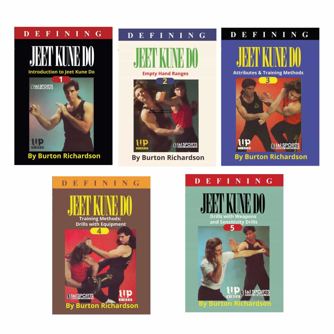 5 DVD Set Defining Jeet Kune Do by Burton Richardson