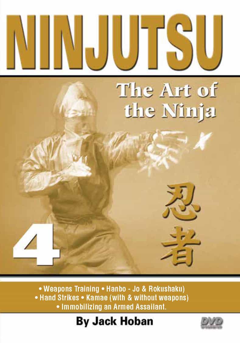 Ninjutsu Art Of The Ninja #4 Hanbo, Rokushaku, Kamae, Immobilizing Dvd Jack Hoban