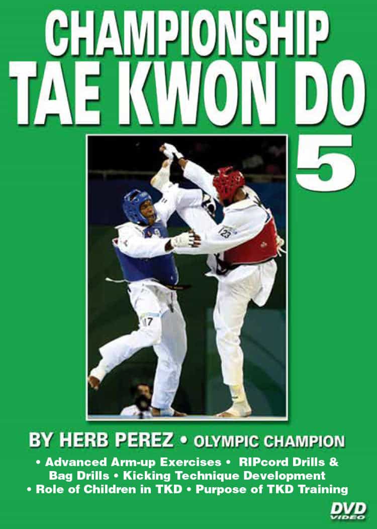 Championship Tae Kwon Do #5 Spinning Kicks Dvd Olympic Champion Herb Perez