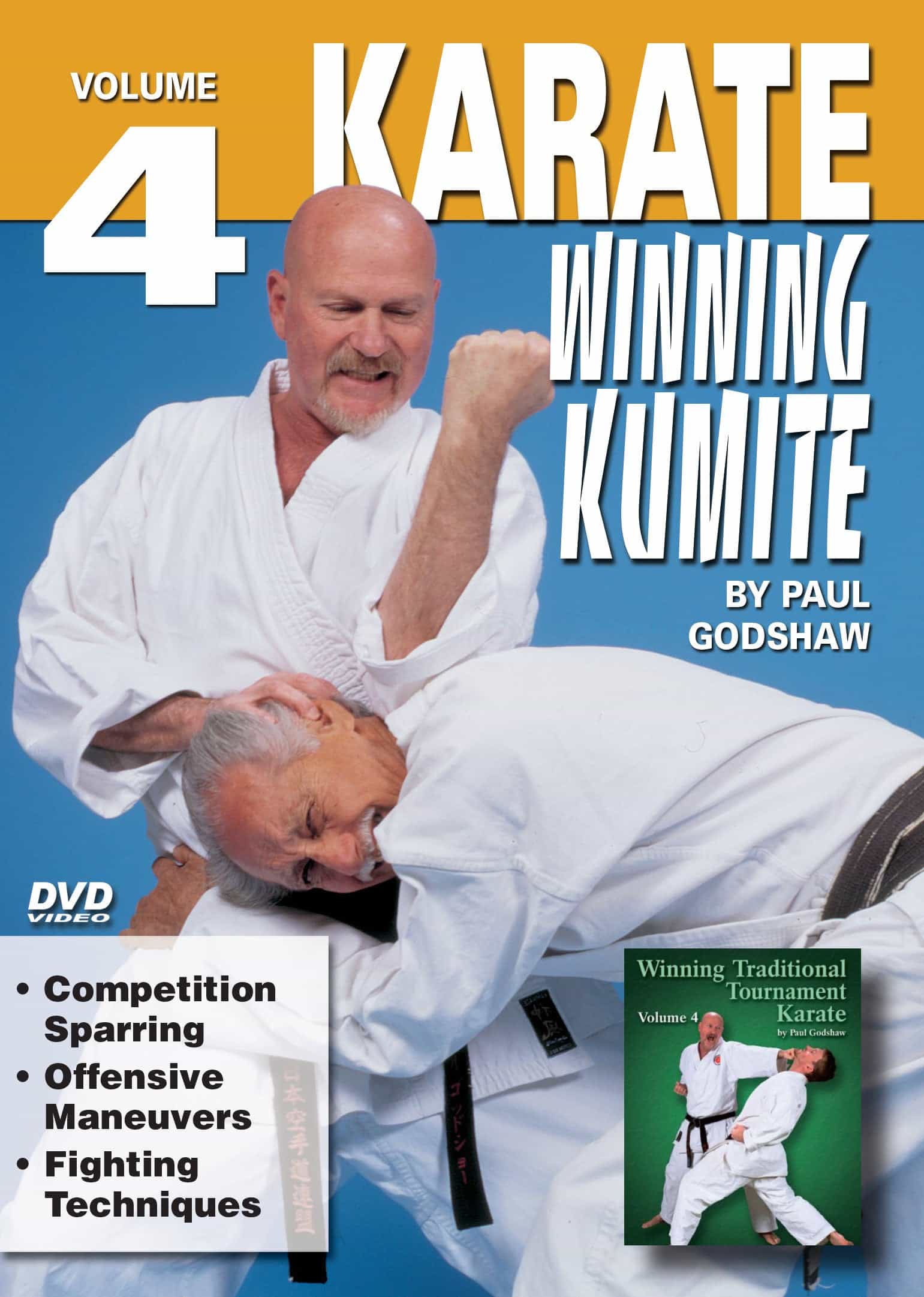 Karate Winning Kumite Sparring #4 Competition, Maneuvers, Fighting Dvd Paul Godshaw
